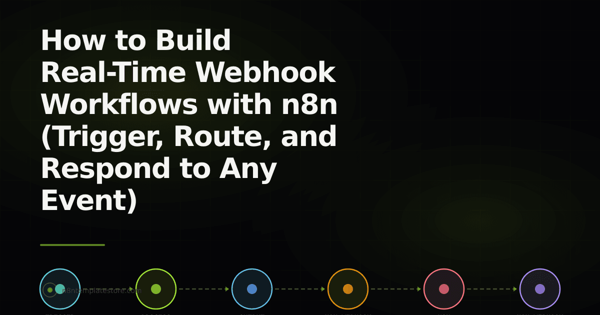How to Build Real-Time Webhook Workflows with n8n (Trigger, Route, and Respond to Any Event)