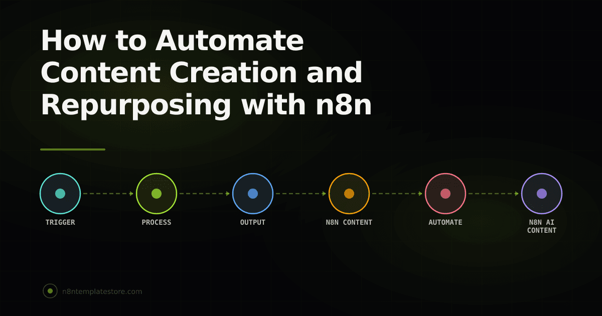 How to Automate Content Creation and Repurposing with n8n