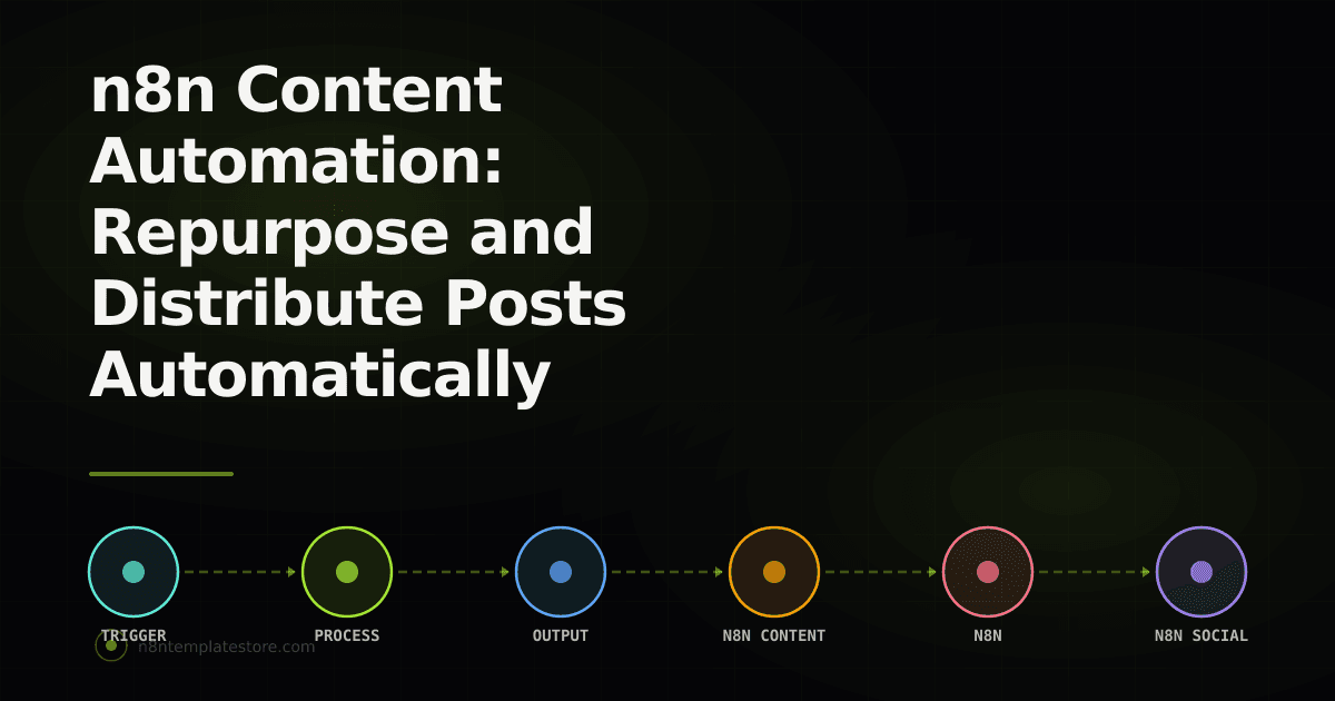 n8n Content Automation: Repurpose and Distribute Posts Automatically