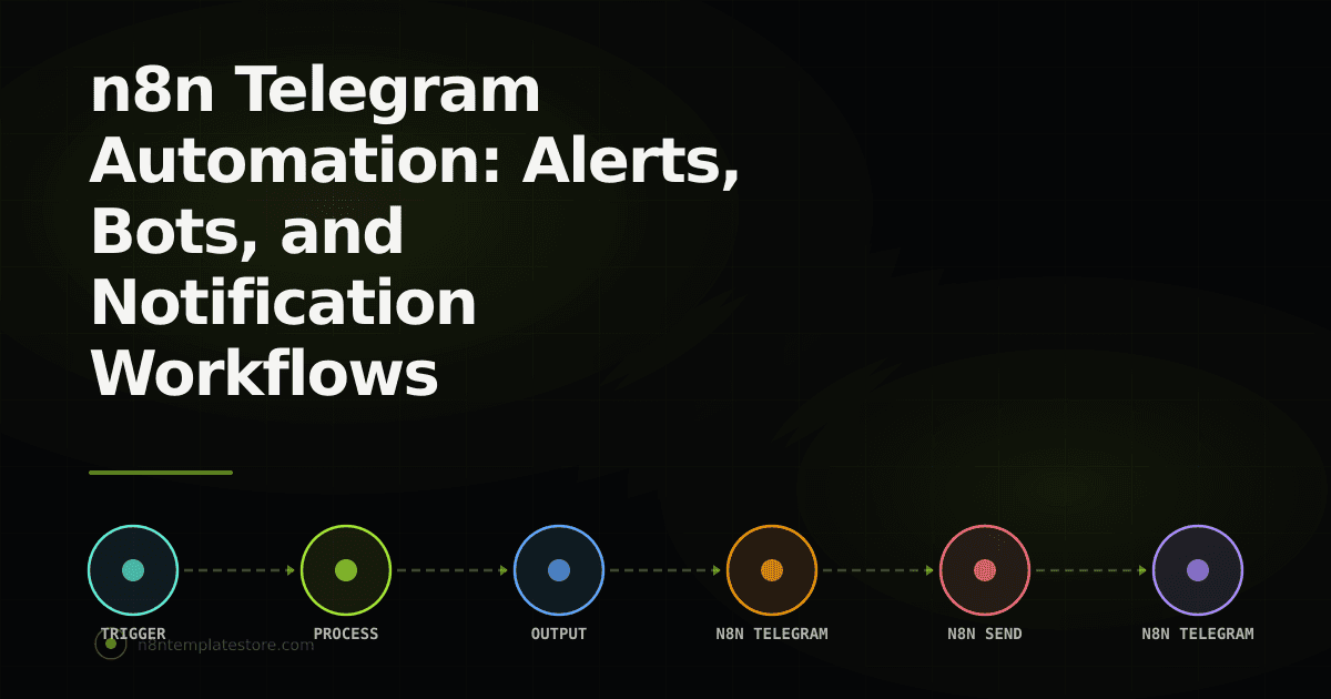 n8n Telegram Automation: Alerts, Bots, and Notification Workflows